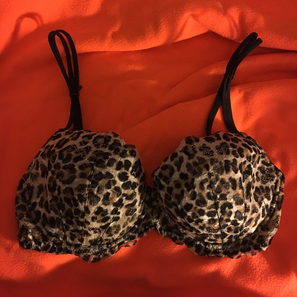Leopard PINK Victoria's Secret Bra